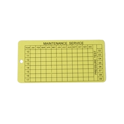 Fire Extinguisher Service Tags