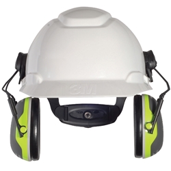  3M™ Peltor™ X4 Series 27dB CL5 Premium Cap Attached Earmuff X4P3E
