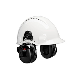 3M Peltor Worktunes Pro AM/FM Radio Headset, Black, Helmet Att.