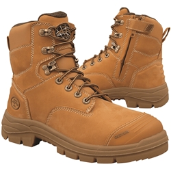 Oliver Water Resistant Nubuck Leather Coolstep Lining Zip-Side Lace-Up Boot