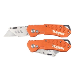Ronsta Safety Fixed Blade Knife Folding Lock Back