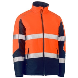 Bisley Taped Two Tone Hi-Vis Puffer Jacket
