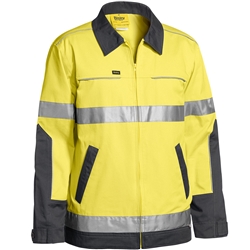 Bisley 2 Tone 100% Cotton Drill Jacket