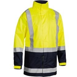 Bisley Taped Hi-Vis Rain Shell Jacket
