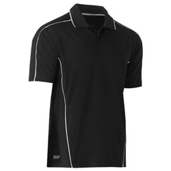 Bisley Cool Mesh Polo Shirt with Reflective Piping