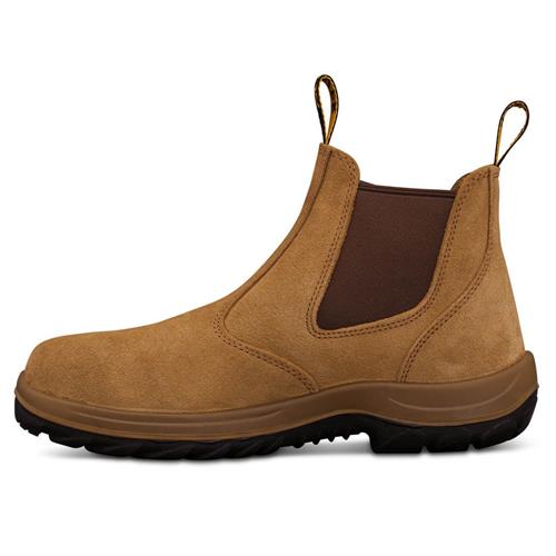 Oliver Beige Elastic Sided Safety Boots 34-624