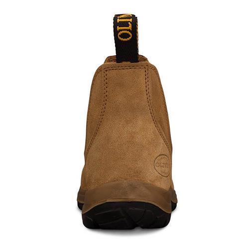 Oliver Beige Elastic Sided Safety Boots 34-624