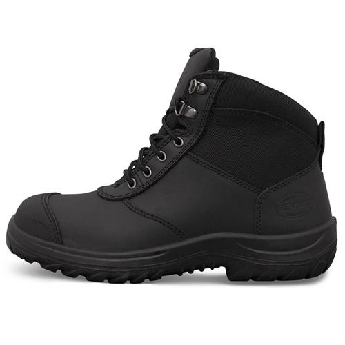 Oliver Zip-Sided Ankle Safety Boot - Black