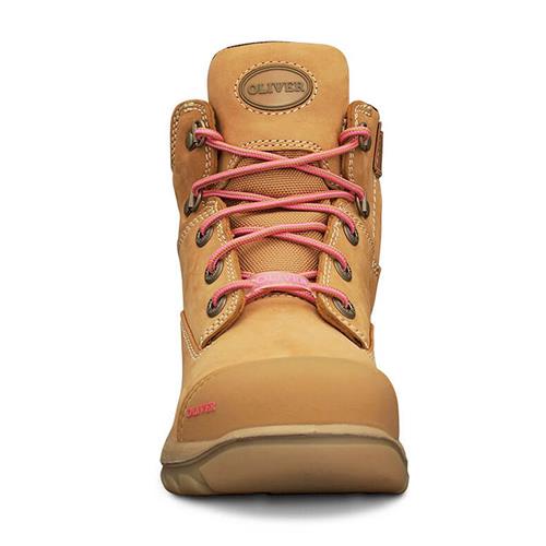 Oliver Women's Wheat Zip Sided Safety Boots 49-432Z