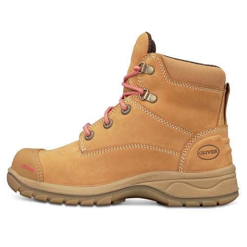 Oliver Women's Wheat Zip Sided Safety Boots 49-432Z