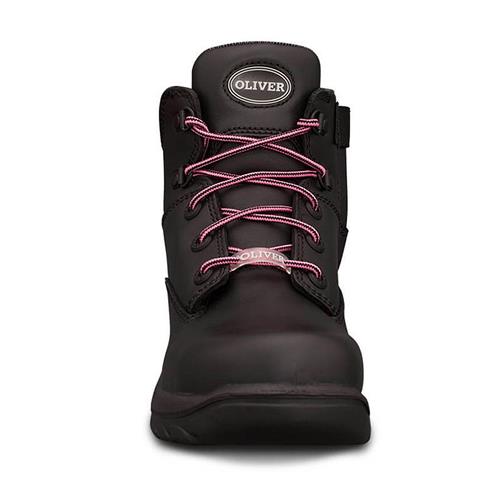 Oliver Women's Black Zip Sided Safety Boots 49-445Z