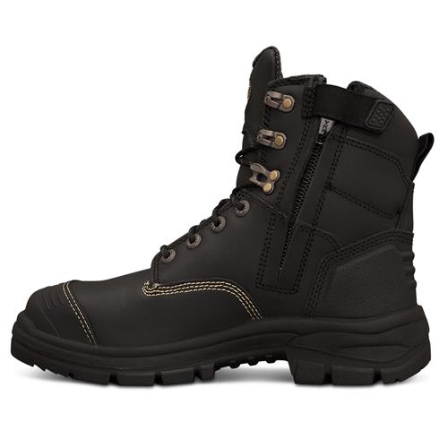 Oliver Water Resistant Full Grain Leather Coolstep Lining Zip-Side Lace-Up Boot