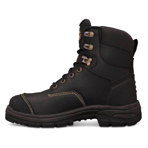 Oliver Water Resistant Full Grain Leather Coolstep Lining Lace-Up Boot Black