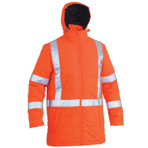 Bisley Taped Hi Vis Puffer Jacket