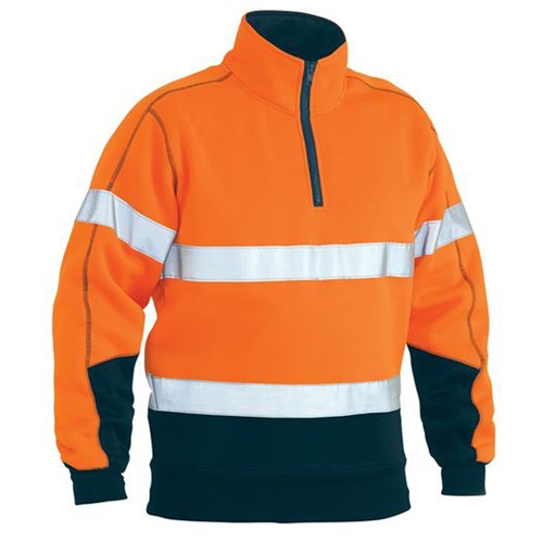 Bisley Taped Hi Vis Fleece Pullover