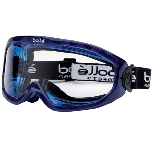 Bollé Safety Blast Indirect Vents Safety Goggle AS/AF Med Impact Clear Lens