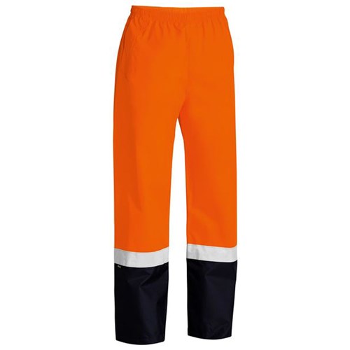 Bisley Taped Two Tone Hi-Vis Shell Rain Pant