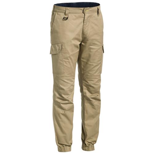 Bisley Ripstop Stove Pipe Engineered Cargo Pant with Elasticated Back Waist