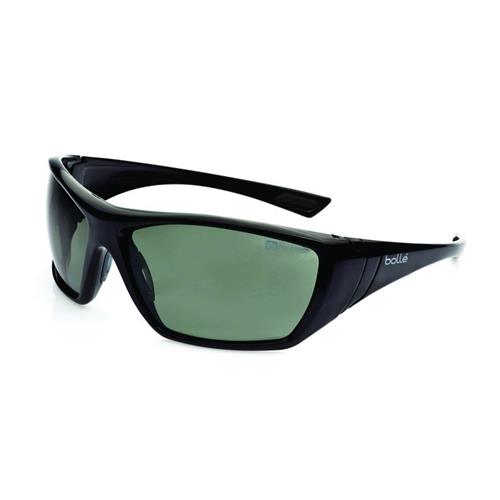 Grey/green polarised lens