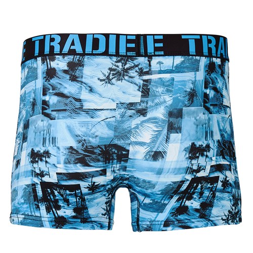 TRADIE Mens Work N Surf Trunk Digi Overload Large