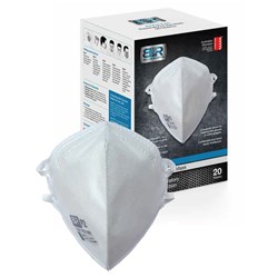 Blue Rapta Disposable P2 Flat Fold Mask (Bx 20) 20027165