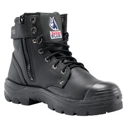 Steel Blue Argyle Zip Steel Toe Bump Cap Safety Boots 332152