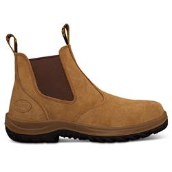 Oliver Beige Elastic Sided Safety Boots 34-624
