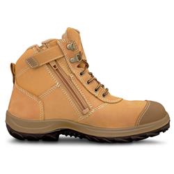 Oliver Zip-Sided Ankle Safety Boot - Wheat