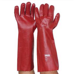 Pro Choice PVC Red Glove Long