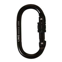 LINQ Karabiner Screw Gate Steel Alloy 18mm