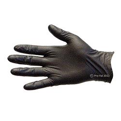 Pro-Val Nitrile Blax Disposable Gloves (Bx 100)