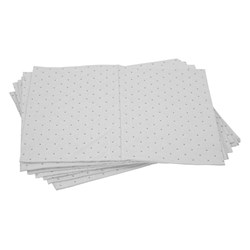 Pratt White Oil and Fuel Only Absorbent Pad (Pack of 10)