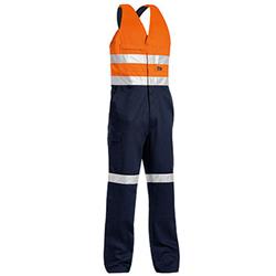 Bisley 3M Taped Hi-Vis Action Back Overall 2 Tone