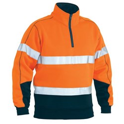 Bisley Taped Hi Vis Fleece Pullover