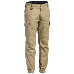 Bisley Ripstop Stove Pipe Engineered Cargo Pant with Elasticated Back Waist