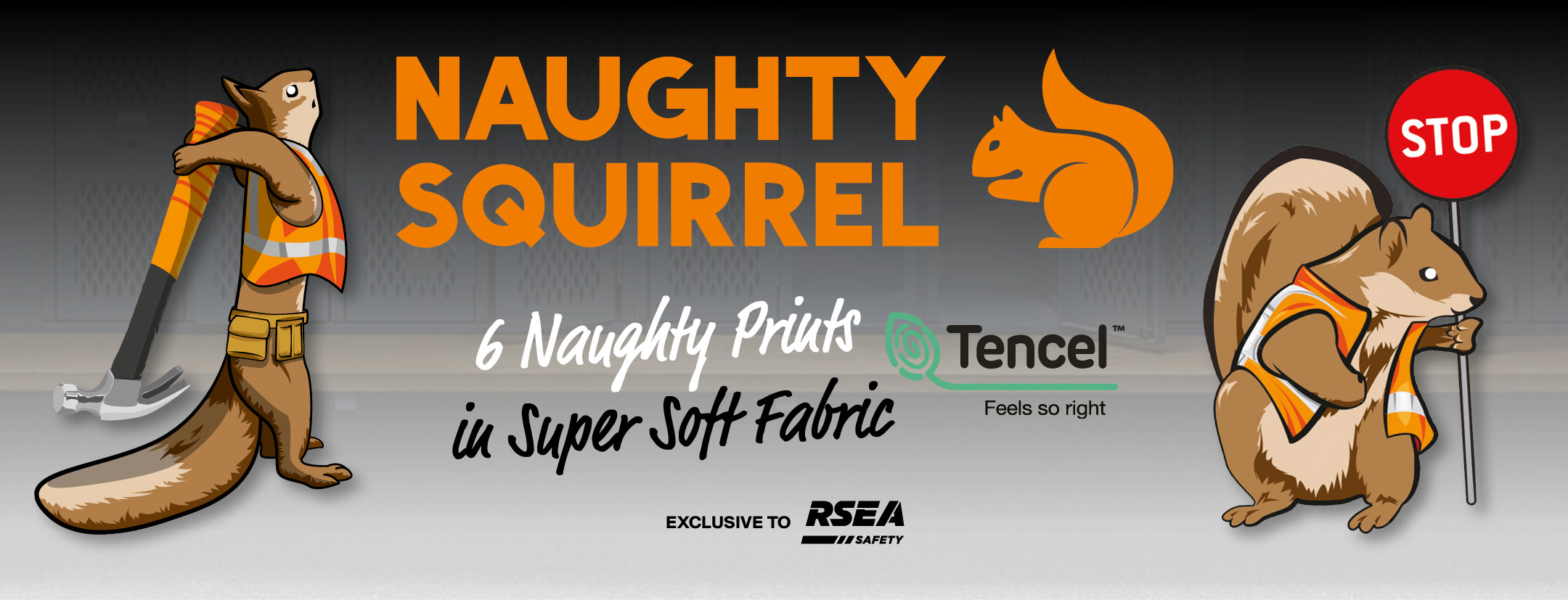 Naughty Squirrel at RSEA Saftey - The Safety Experts!