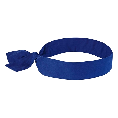 Ergodyne 6700 Chill Its Evaporative Cooling Bandana Tie - Solid Blue