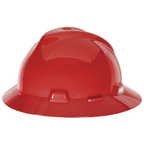 MSA V-Gard Hard Hat with Fas-Trac III 4pt Suspension