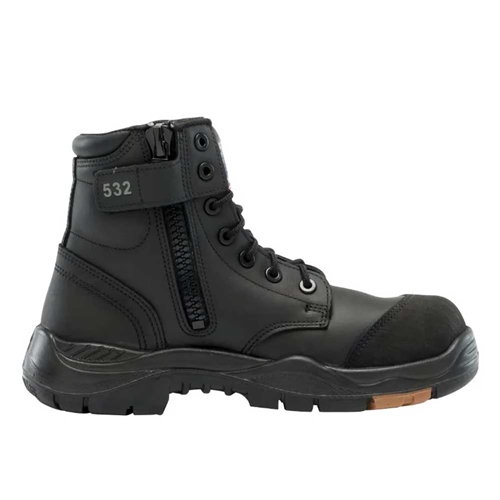 Steel Blue Argyle Zip Composite Toe Safety Boots w/ Scuff Cap 317532