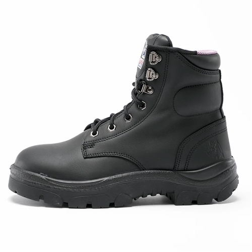 Steel Blue Argyle Ladies Lace-up Ankle Safety Boot
