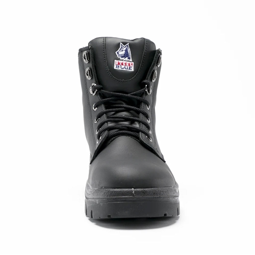 Steel Blue Argyle Ladies Lace-up Ankle Safety Boot