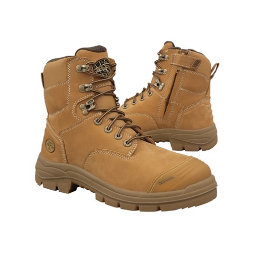 Oliver Water Resistant Nubuck Leather Coolstep Lining Zip-Side Lace-Up Boot
