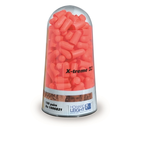 Honeywell Howard Leight Earplugs Uncorded XTreme 100pr Dispe