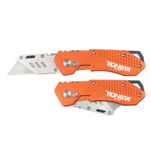Ronsta Safety Fixed Blade Knife Folding Lock Back