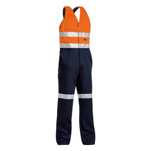 Bisley 3M Taped Hi-Vis Action Back Overall 2 Tone