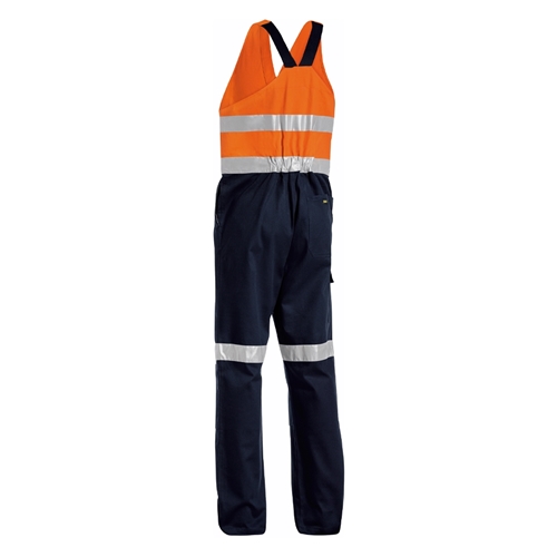 Bisley 3M Taped Hi-Vis Action Back Overall 2 Tone