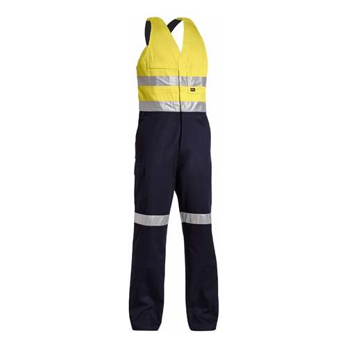 Bisley 3M Taped Hi-Vis Action Back Overall 2 Tone