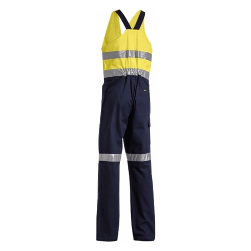 Bisley 3M Taped Hi-Vis Action Back Overall 2 Tone