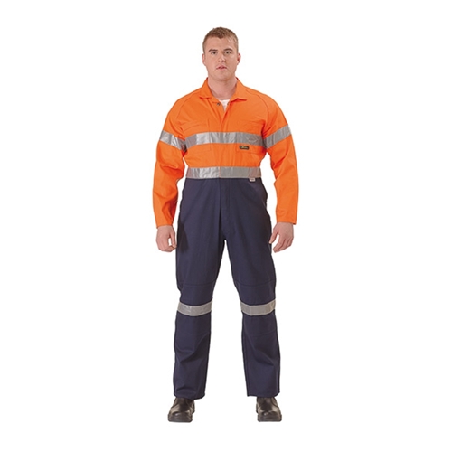 Bisley Hi-Vis Lightweight Hoop Tape Overalls