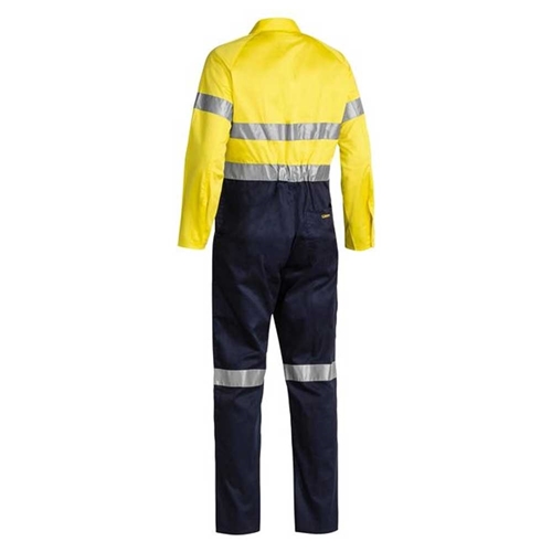 Bisley Hi-Vis Lightweight Hoop Tape Overalls